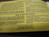 Vtg Lionel & TYCO O & HO Train Operation Instr Accessory Manual Lot 1952 73-75