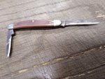 Vtg Schrade 1040T Old Timer USA Folding Pocket Knife 2 Blade 2.75" Closed