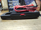 Vtg Micronta Model 22 161A 7 Range AC Volt Clamp Jaw Ammeter w/Manual & Box