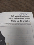 Vtg Micronta Model 22 161A 7 Range AC Volt Clamp Jaw Ammeter w/Manual & Box