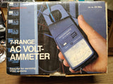 Vtg Micronta Model 22 161A 7 Range AC Volt Clamp Jaw Ammeter w/Manual & Box