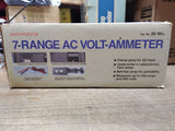 Vtg Micronta Model 22 161A 7 Range AC Volt Clamp Jaw Ammeter w/Manual & Box