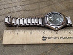 Vtg Mondu Quartz Titanium Eco Drive Water Resistant Wrist Watch Working!