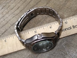 Vtg Mondu Quartz Titanium Eco Drive Water Resistant Wrist Watch Working!