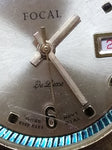 Vtg Focal De Luxe Swiss Mechanical Wrist Watch w/1970's Leather Strap Working!
