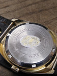 Vtg Focal De Luxe Swiss Mechanical Wrist Watch w/1970's Leather Strap Working!