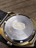 Vtg Focal De Luxe Swiss Mechanical Wrist Watch w/1970's Leather Strap Working!
