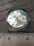 Vtg Focal De Luxe Swiss Mechanical Wrist Watch w/1970's Leather Strap Working!