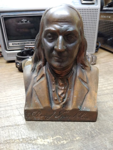 Vtg Banthrico Ben J Franklin Coin Bank Franklin Savings and Loan Pittsburgh Pa
