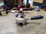Vtg 1950's ASR Heritage Table Lighter High Polish Chrome 3 Footed Great Shape!