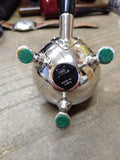 Vtg 1950's ASR Heritage Table Lighter High Polish Chrome 3 Footed Great Shape!