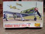 Vtg Sealed Lindberg Line Focke Wulf 190D 9 Model Airplane Kit 1/72 Scale 433:29