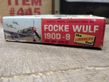 Vtg Sealed Lindberg Line Focke Wulf 190D 9 Model Airplane Kit 1/72 Scale 433:29