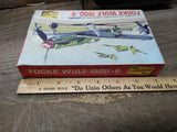 Vtg Sealed Lindberg Line Focke Wulf 190D 9 Model Airplane Kit 1/72 Scale 433:29