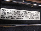 Vtg Multi Amp Pow-R-Safe Tool Tester #B 2500 Safety Check Power Tools Appliances