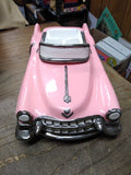 Vtg 1986 Expressive Designs Miami Pink Cadillac Convertible Cookie Jar 15" x 8"