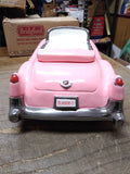 Vtg 1986 Expressive Designs Miami Pink Cadillac Convertible Cookie Jar 15" x 8"