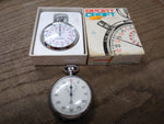 Vtg 2 Pc Stop Watch Parts Repair Restore Lot Galco 7j Sportcraft Swiss w/Box