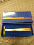 Vtg 1984 Avon Solid Brass Twin Blade Cartridge Safety Razor Engraved JWK