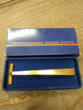 Vtg 1984 Avon Solid Brass Twin Blade Cartridge Safety Razor Engraved JWK