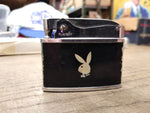 Vtg MCM 1960's Playboy Cigarette Lighter Black & Chrome with Bunny Logo Japan
