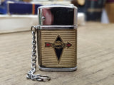 Vtg Little Billboard Blue Sunoco Custom Blending Mini Cigarette Lighter Japan