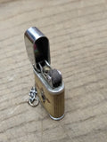Vtg Little Billboard Blue Sunoco Custom Blending Mini Cigarette Lighter Japan