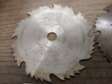 Vtg Dunlap Groover & Dado Cutters Set with 5 Chippers 2 Outside Cutters w/Box