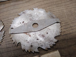 Vtg Dunlap Groover & Dado Cutters Set with 5 Chippers 2 Outside Cutters w/Box