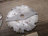 Vtg Dunlap Groover & Dado Cutters Set with 5 Chippers 2 Outside Cutters w/Box