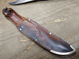 Vtg York Cutlery Solingen Germany 10" #646 Fixed Blade Hunting Knife w/Sheath!
