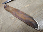 Vtg York Cutlery Solingen Germany 10" #646 Fixed Blade Hunting Knife w/Sheath!