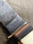 Vtg Monarch #2111 7.5 inch Fixed Blade Hunting Knife w/Sheath Made In Japan