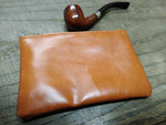 Firedog Pipe Tobacco Lined Pouch w/Quickie Smoking Pipe and Seating Zipper!
