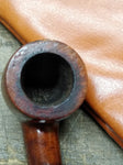 Firedog Pipe Tobacco Lined Pouch w/Quickie Smoking Pipe and Seating Zipper!