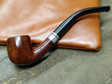 Firedog Pipe Tobacco Lined Pouch w/Quickie Smoking Pipe and Seating Zipper!