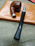 Firedog Pipe Tobacco Lined Pouch w/Quickie Smoking Pipe and Seating Zipper!
