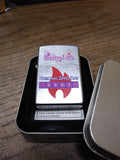 Vtg Unfired 2001 It's National Zippo Day Street Chrome Cigarette Lighter w/Box!