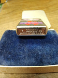 Vtg Unfired 2001 It's National Zippo Day Street Chrome Cigarette Lighter w/Box!