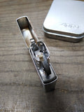Vtg Unfired 2001 It's National Zippo Day Street Chrome Cigarette Lighter w/Box!