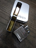 Vtg Unfired 2001 It's National Zippo Day Street Chrome Cigarette Lighter w/Box!