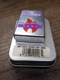 Vtg Unfired 2001 It's National Zippo Day Street Chrome Cigarette Lighter w/Box!