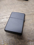 Vtg 1995 Unfired Zippo Yellow Camel Blue Burst Black Matte Cigarette Lighter VG!