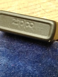 Vtg 1995 Unfired Zippo Yellow Camel Blue Burst Black Matte Cigarette Lighter VG!