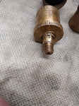 Antique Vtg 4 Pc Lot American Injector Hit & Miss Engine Brass Grease Cup Oilers