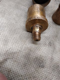 Antique Vtg 4 Pc Lot American Injector Hit & Miss Engine Brass Grease Cup Oilers