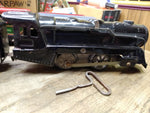 Vtg MARX Tin Locomotive Train Set Wind Up Motor 5 Cars w/Key Working Motor Bell!