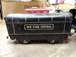 Vtg MARX Tin Locomotive Train Set Wind Up Motor 5 Cars w/Key Working Motor Bell!
