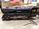 Vtg MARX Tin Locomotive Train Set Wind Up Motor 5 Cars w/Key Working Motor Bell!