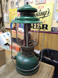 Vtg 1953 Coleman #220E 2 Mantel Gas Fuel Lantern Pyrex Globe Camping Fishing